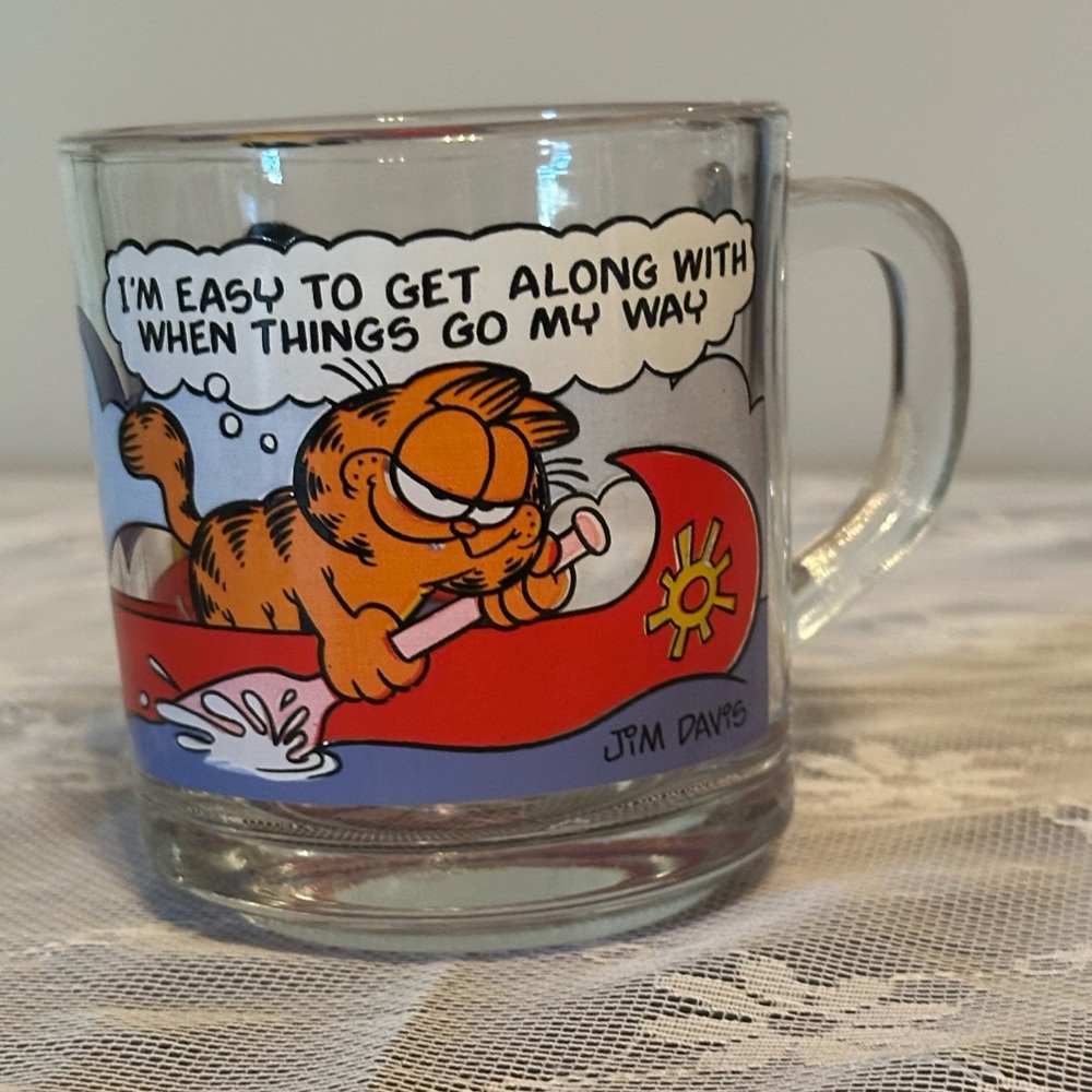 1978 McDonald’s Garfield Glass Mug